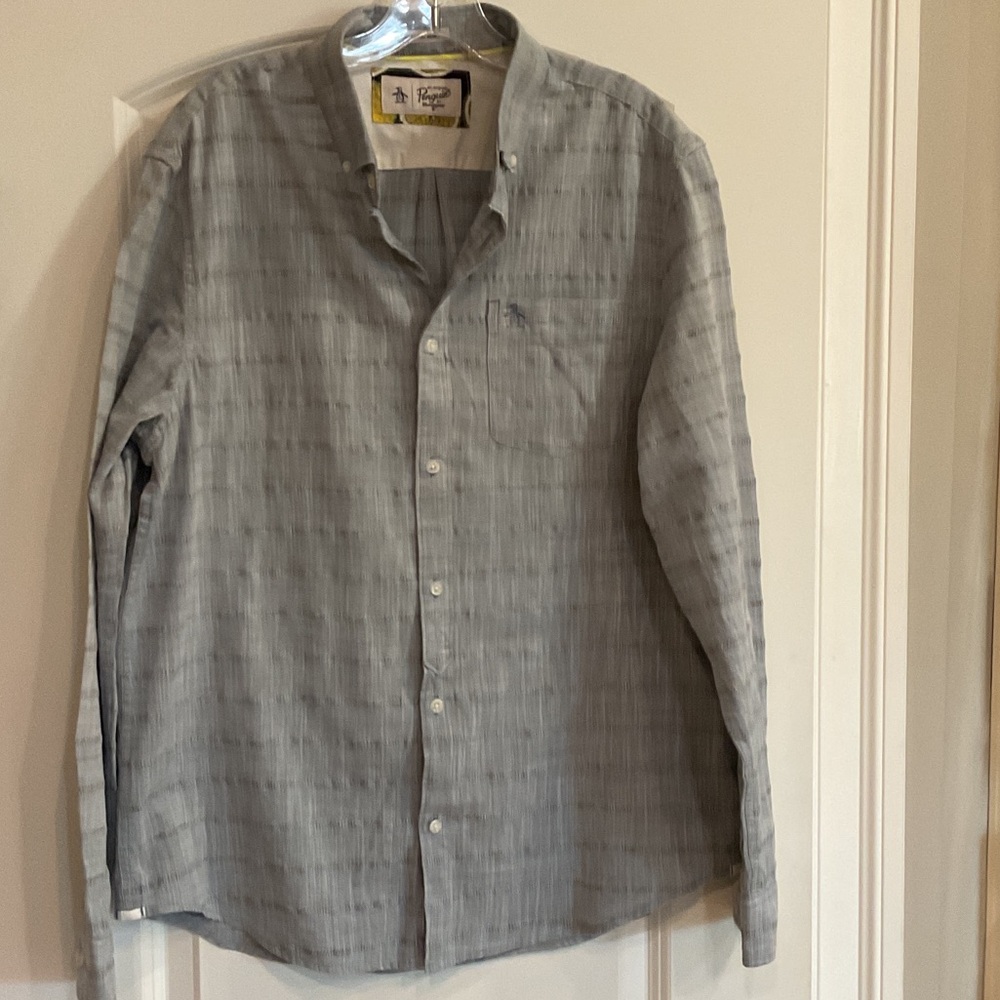 Penguin Heritage Slim Fit Button Down Long Sleeve Shirt